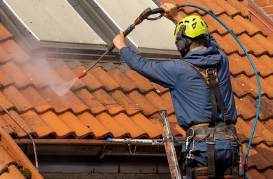 Démoussage et hydrofuge de toiture à Chalus